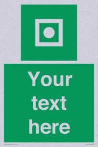 Custom sign safe condition Shipboard general alarm